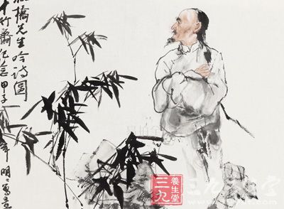 鄭板橋這種粗茶淡飯，不講究，也不挑食，糊糊涂涂吃飯，從而糊糊涂涂地活到了古來稀的年齡