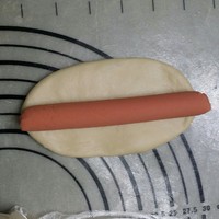 火腿腸早餐面包(一次發酵法)的做法 步驟6
