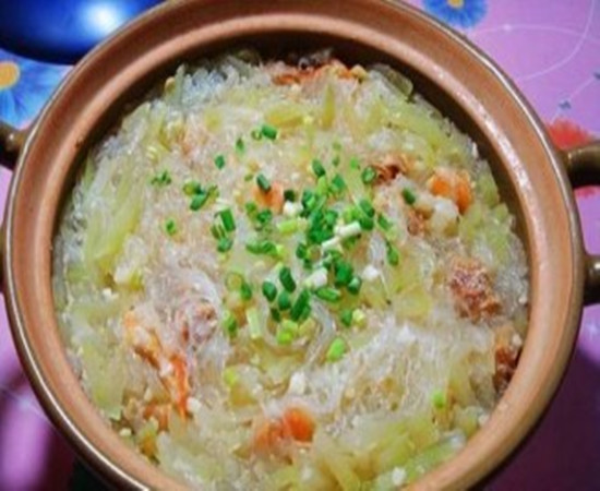 粉絲蝦米節瓜煲